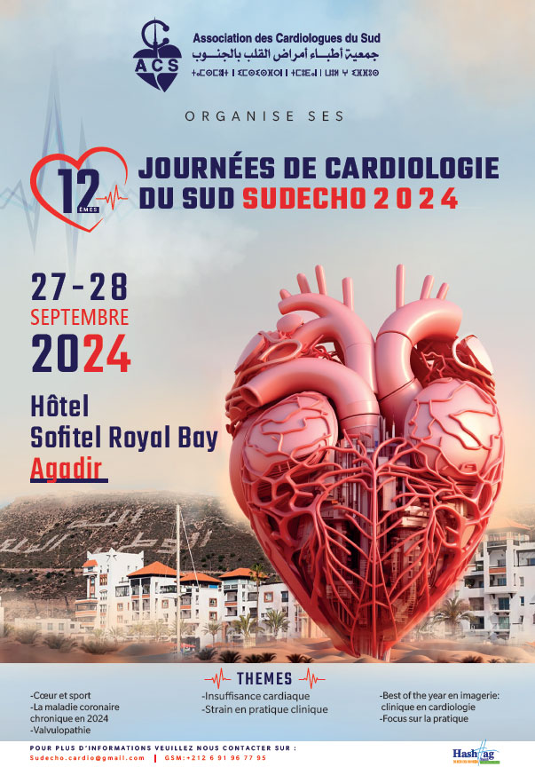 Lire la suite à propos de l’article 12èmes Journées de Cardiologie du Sud – SUDECHO 2024